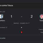 Toluca vence 2-1 a Querétaro con hombre menos en la Jornada 5